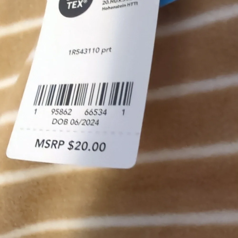 Carter's Tan and White Striped Baby Sleep Sack with Bear Appliqué - Picture 4 of 4